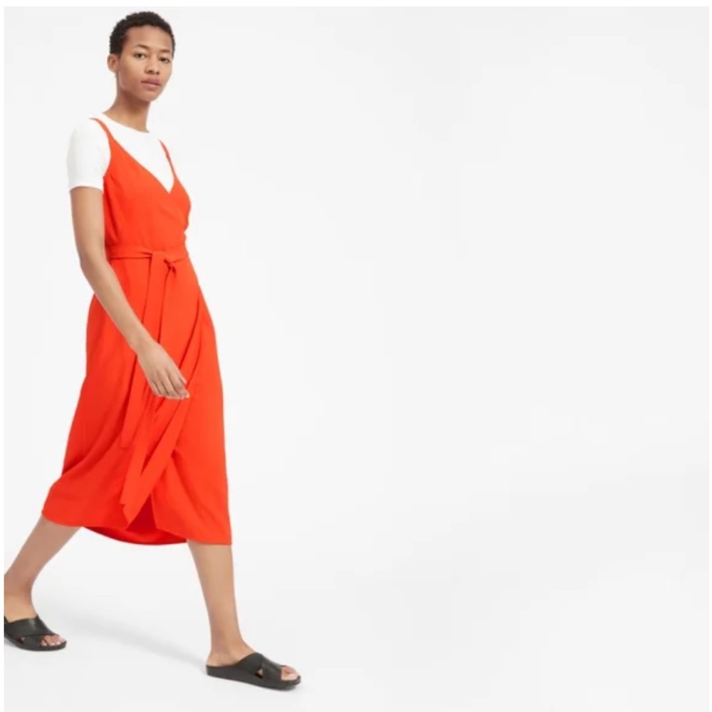 Everlane Japanese Go Weave Midi Wrap Dress - Picture 7 of 14